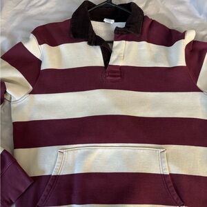 Mens J.Crew midweight rugby polo